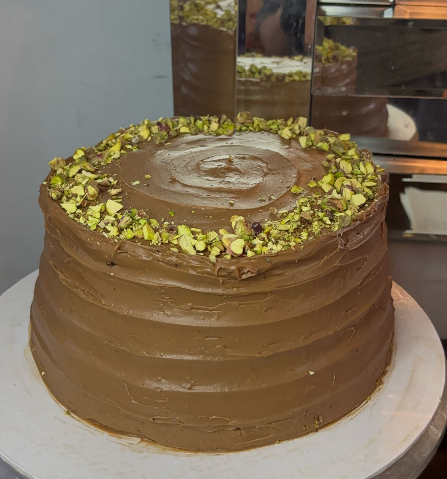 Brand New Pistachio Kunafa Cake Slices