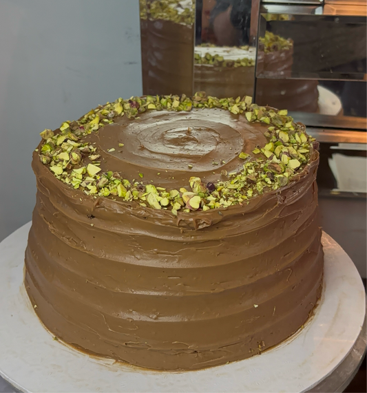 Brand New Pistachio Kunafa Cake Slices