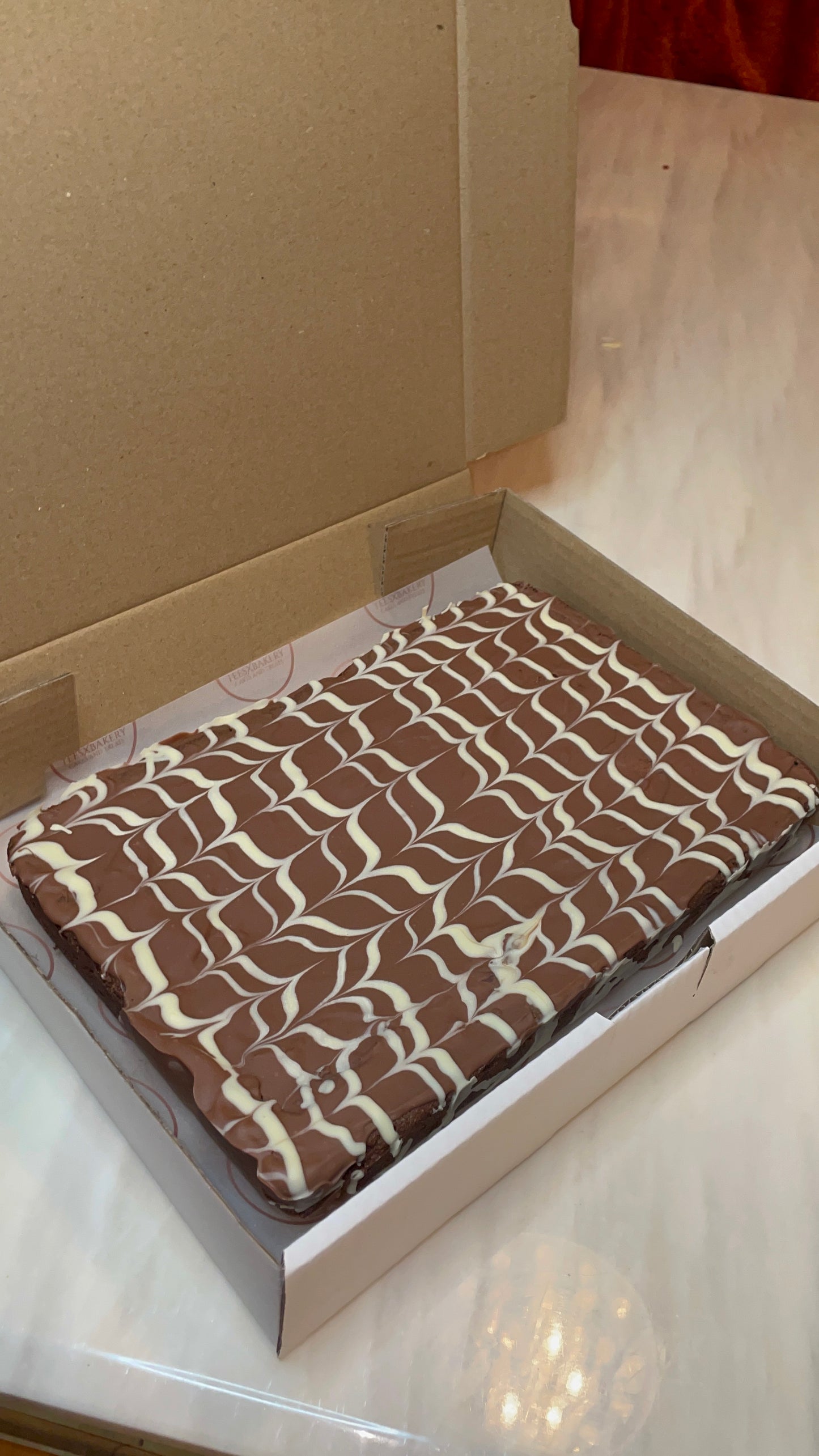 Personalised Brownie & Blondie Postal Slab
