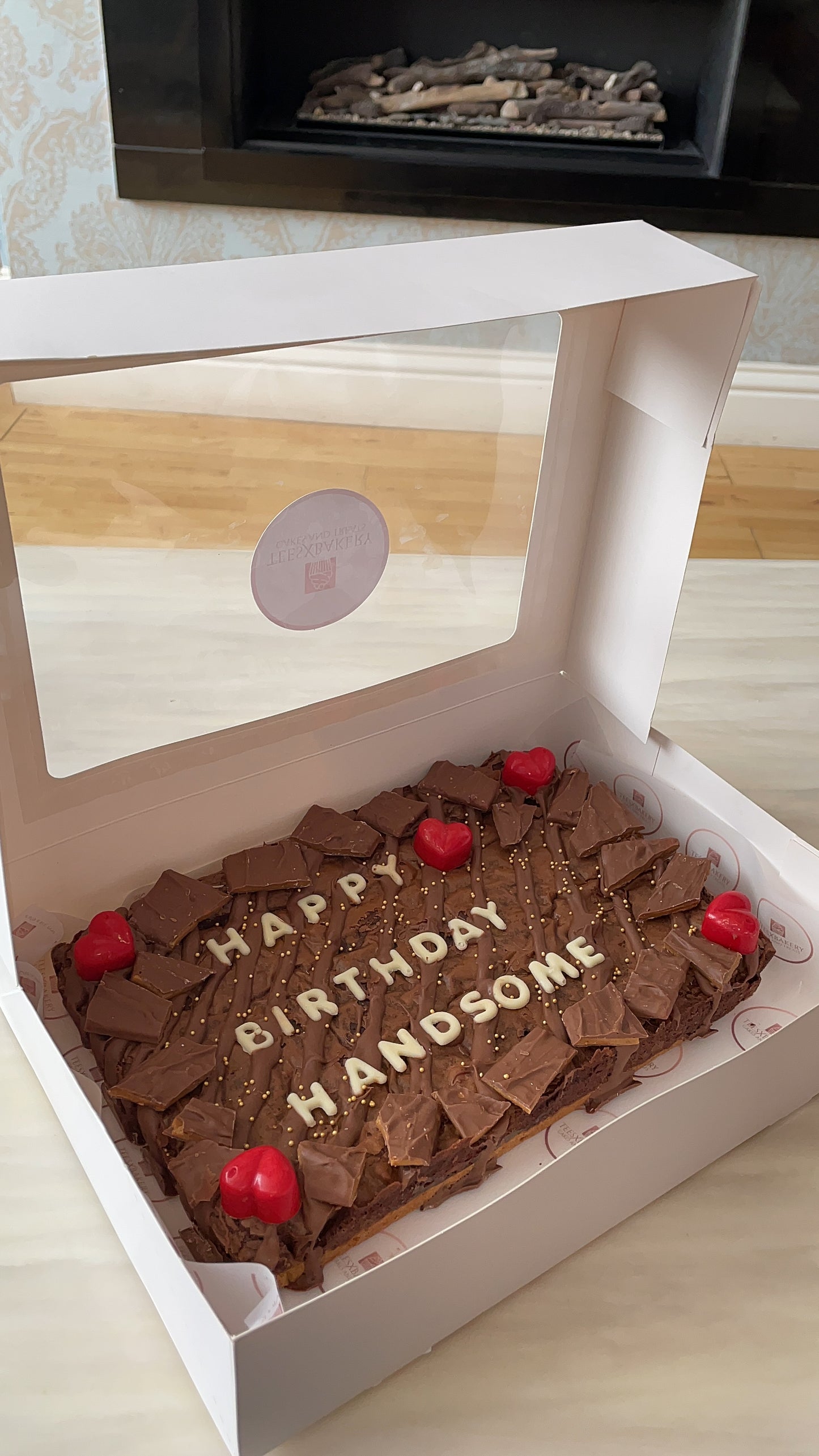 Personalised Brownie & Blondie Postal Slab