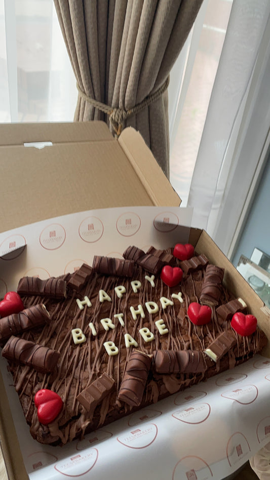 Personalised Brownie & Blondie Postal Slab