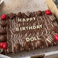 Personalised Brownie & Blondie Postal Slab